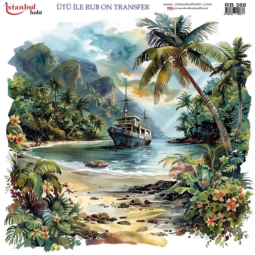 Ütü İle Rub On Transfer 30x30cm RB368