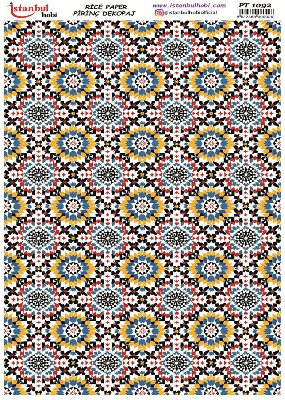 Pirinç Dekopaj Kağıdı 30x42cm PT-1092