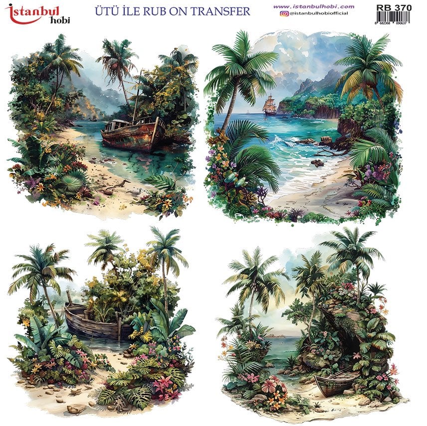 Ütü İle Rub On Transfer 30x30cm RB370