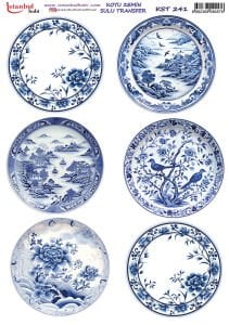 Koyu Zemin Sulu Transfer Kağıdı 25x35cm KST241