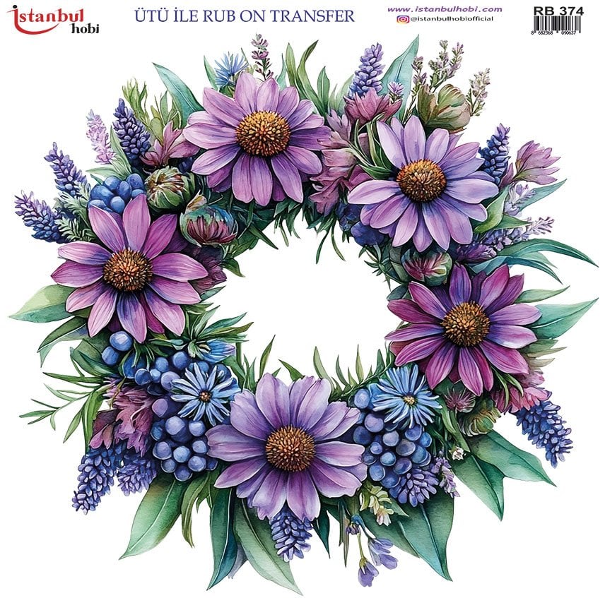 Ütü İle Rub On Transfer 30x30cm RB374