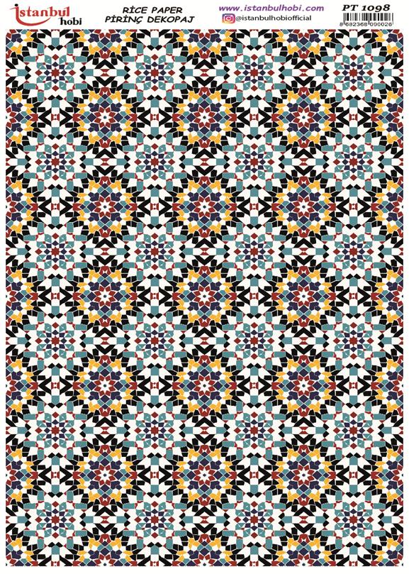 Pirinç Dekopaj Kağıdı 30x42cm PT-1098