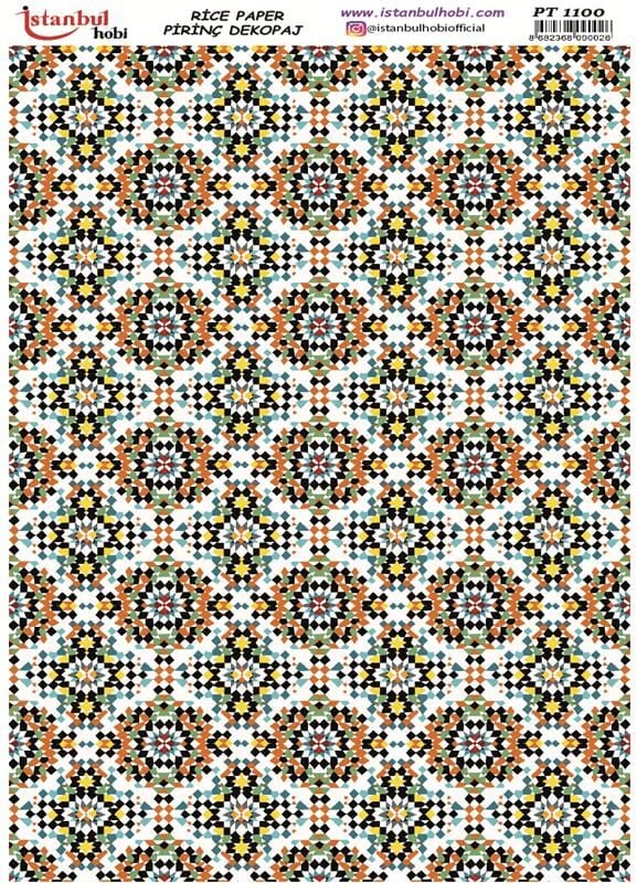Pirinç Dekopaj Kağıdı 30x42cm PT-1100