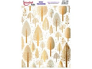 Yılbaşı Sulu Transfer Kağıdı 25x35cm STY-189