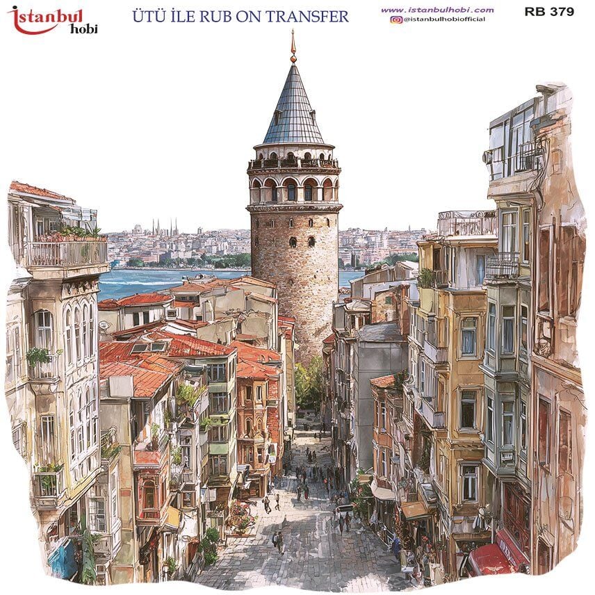 Ütü İle Rub On Transfer 30x30cm RB379