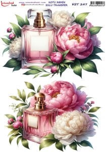 Koyu Zemin Sulu Transfer Kağıdı 25x35cm KST247