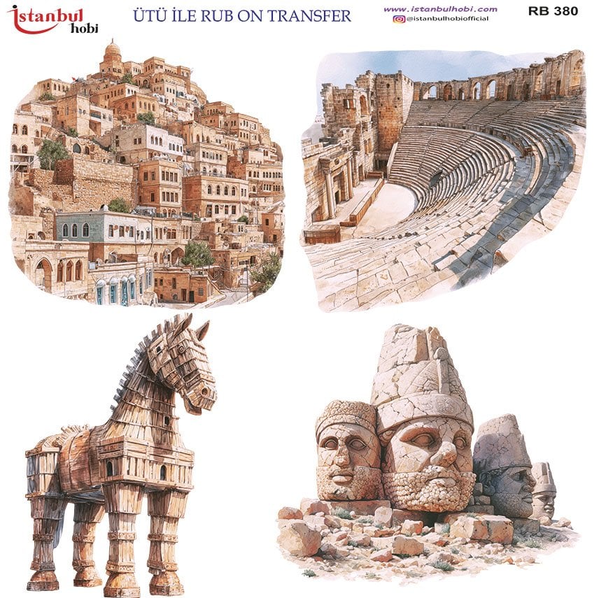 Ütü İle Rub On Transfer 30x30cm RB380