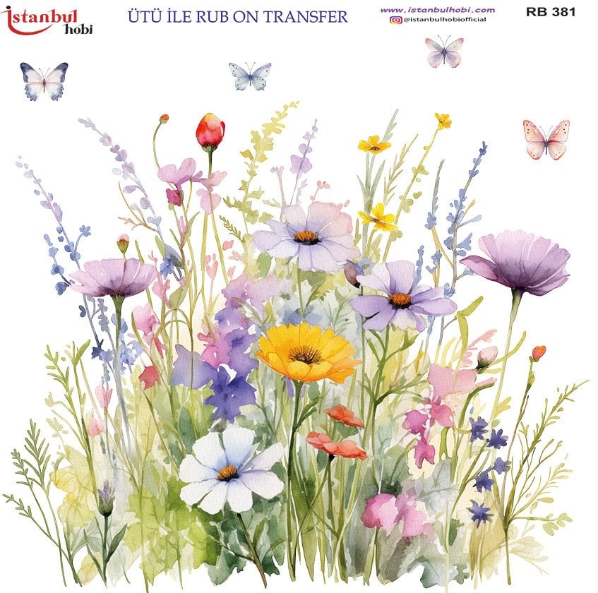 Ütü İle Rub On Transfer 30x30cm RB381