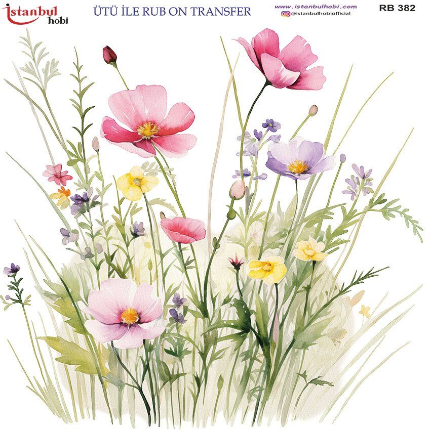 Ütü İle Rub On Transfer 30x30cm RB382