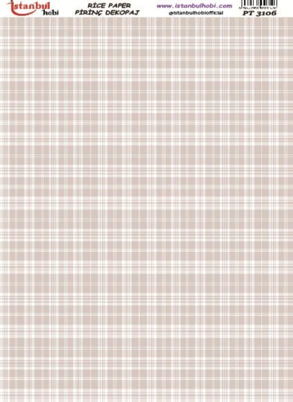 Pirinç Dekopaj Kağıdı 30x42cm PT-3106