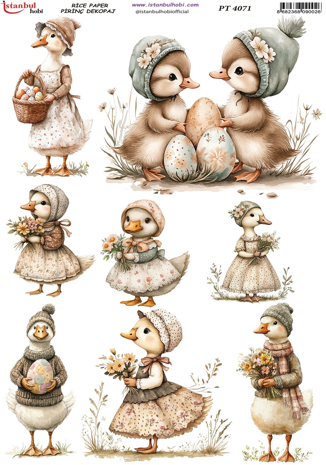 Pirinç Dekopaj Kağıdı 30x42cm PT-4071