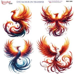 Ütü İle Rub On Transfer 30x30cm RB386