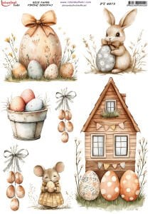 Pirinç Dekopaj Kağıdı 30x42cm PT-4073