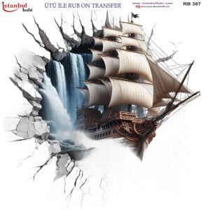 Ütü İle Rub On Transfer 30x30cm RB387