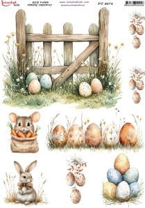 Pirinç Dekopaj Kağıdı 30x42cm PT-4074