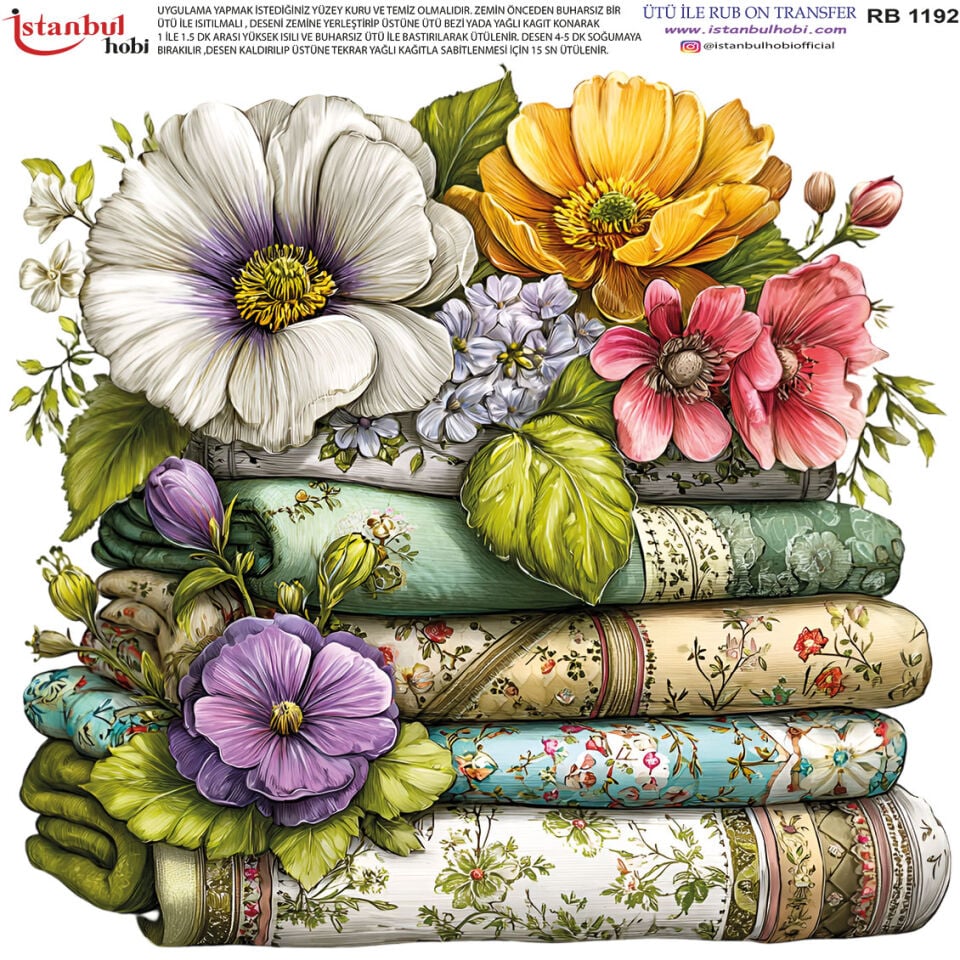 Ütü İle Rub On Transfer 30x30cm RB1192