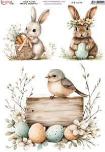 Pirinç Dekopaj Kağıdı 30x42cm PT-4075