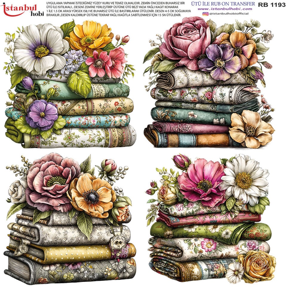 Ütü İle Rub On Transfer 30x30cm RB1193