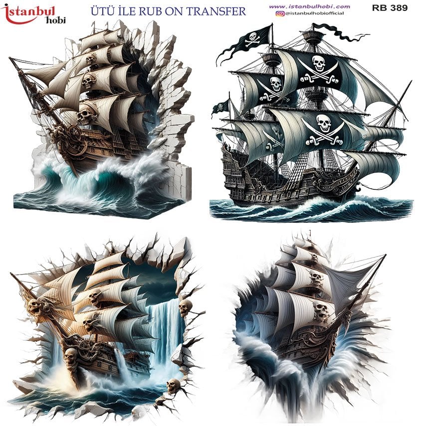 Ütü İle Rub On Transfer 30x30cm RB389