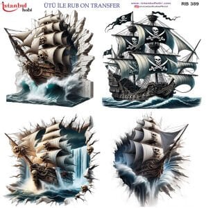 Ütü İle Rub On Transfer 30x30cm RB389