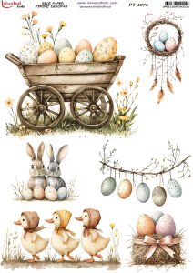 Pirinç Dekopaj Kağıdı 30x42cm PT-4076