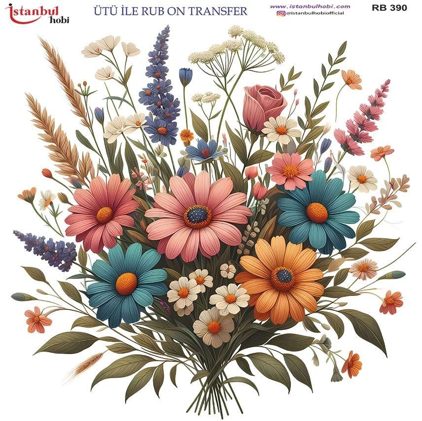Ütü İle Rub On Transfer 30x30cm RB390