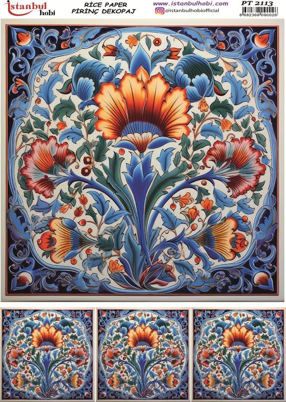 Pirinç Dekopaj Kağıdı 30x42cm PT-2113