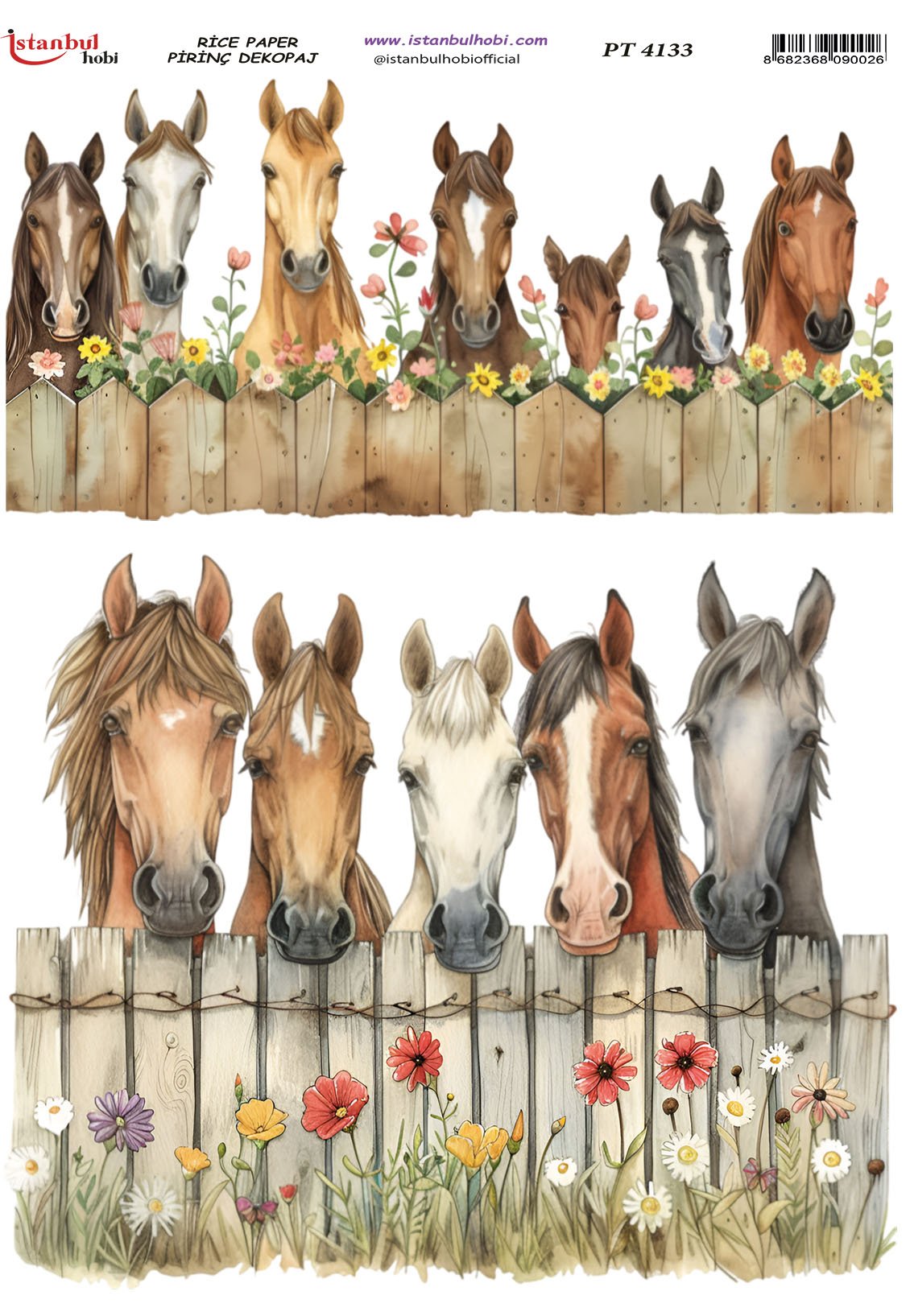 Pirinç Dekopaj Kağıdı 30x42cm PT-4133