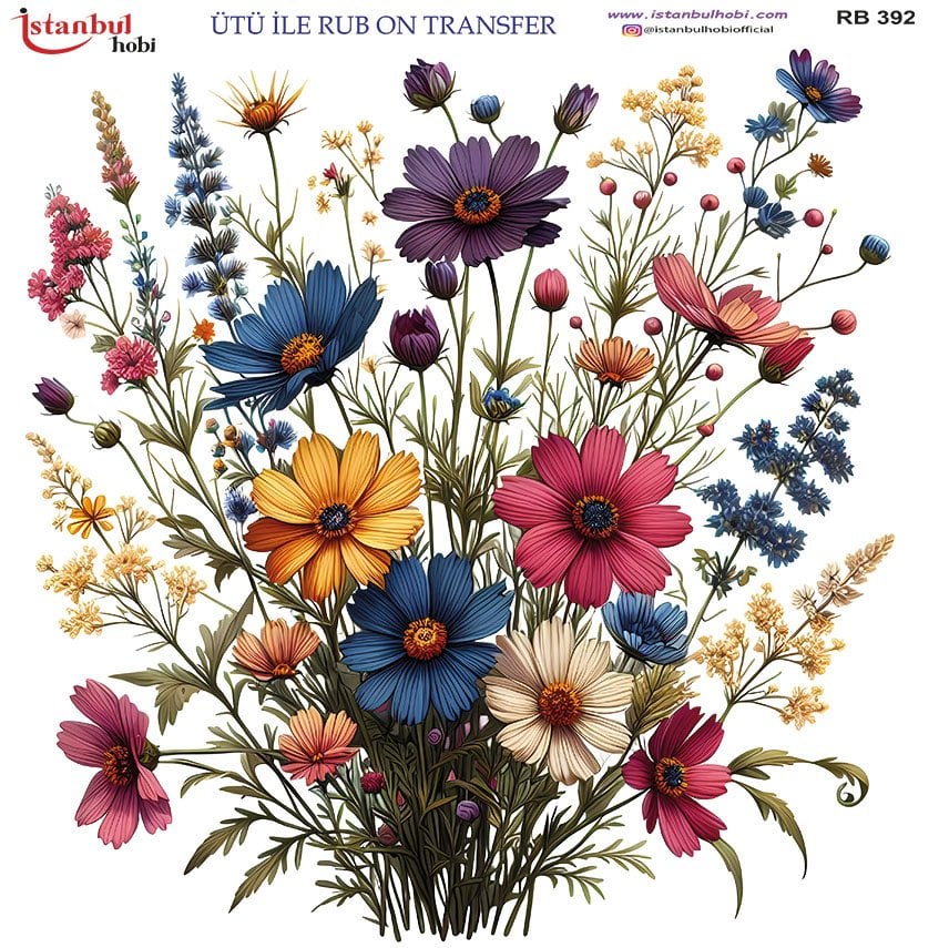 Ütü İle Rub On Transfer 30x30cm RB392