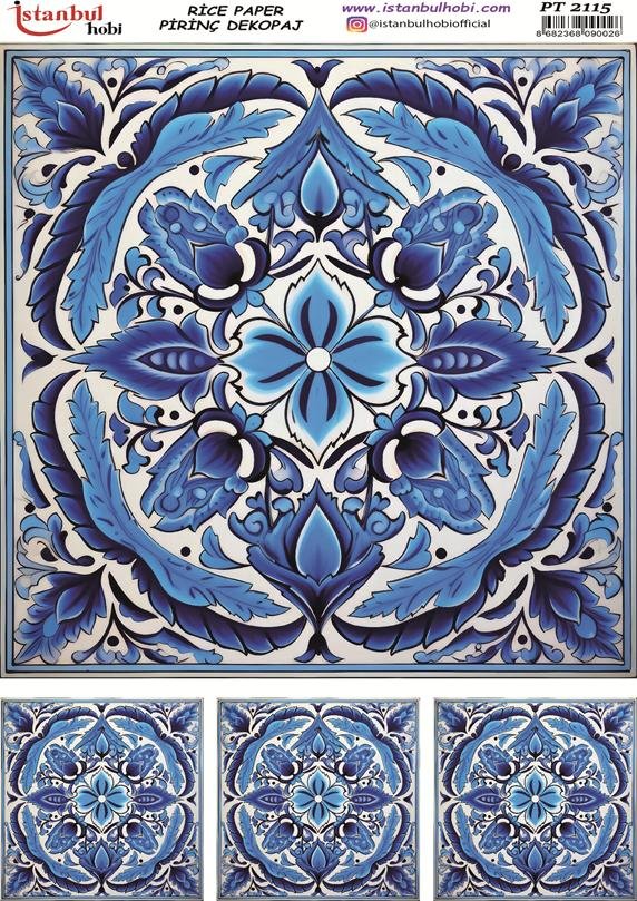 Pirinç Dekopaj Kağıdı 30x42cm PT-2115