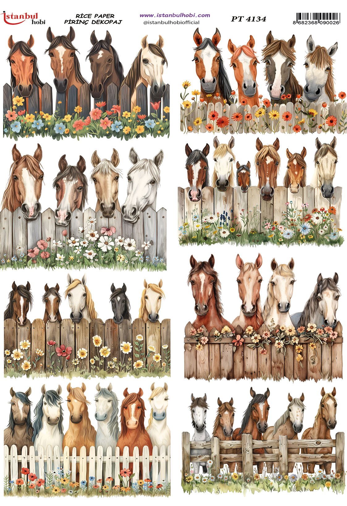 Pirinç Dekopaj Kağıdı 30x42cm PT-4134