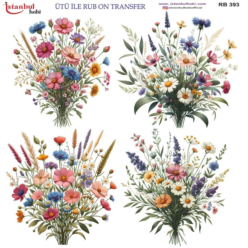 Ütü İle Rub On Transfer 30x30cm RB393