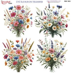 Ütü İle Rub On Transfer 30x30cm RB393