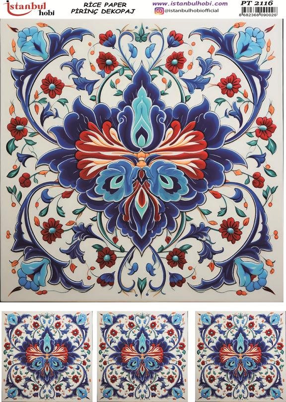 Pirinç Dekopaj Kağıdı 30x42cm PT-2116