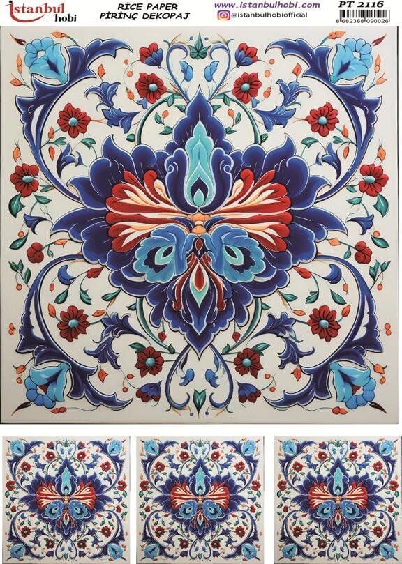 Pirinç Dekopaj Kağıdı 30x42cm PT-2116