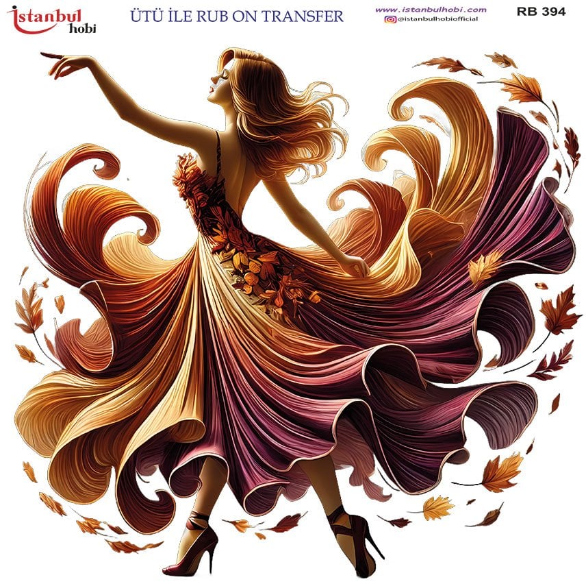 Ütü İle Rub On Transfer 30x30cm RB394