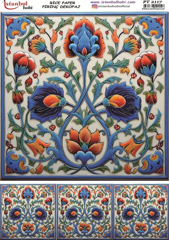 Pirinç Dekopaj Kağıdı 30x42cm PT-2117