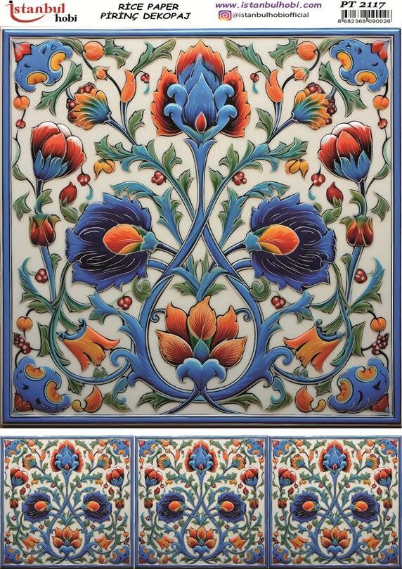 Pirinç Dekopaj Kağıdı 30x42cm PT-2117