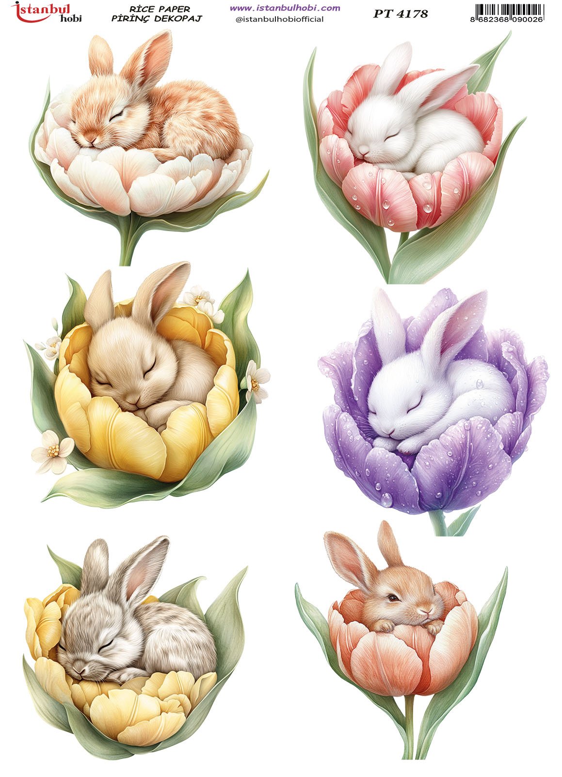 Pirinç Dekopaj Kağıdı 30x42cm PT-4178