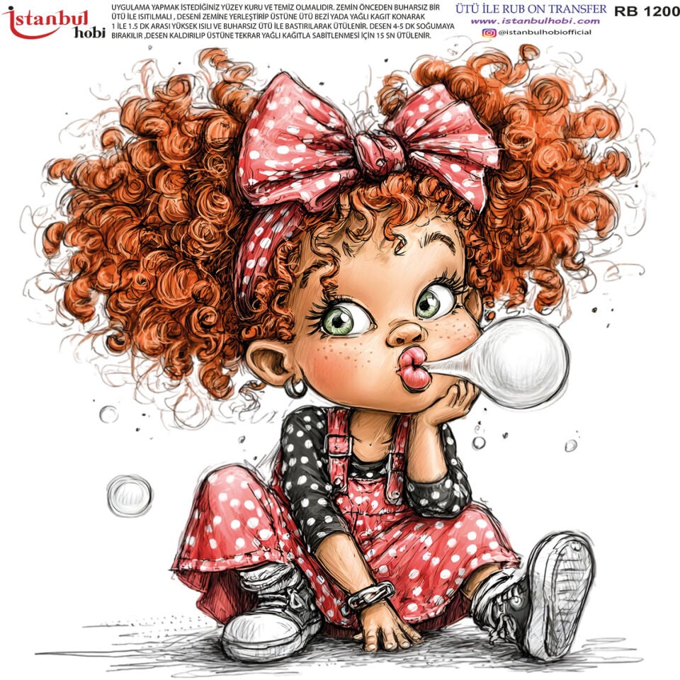 Ütü İle Rub On Transfer 30x30cm RB1200