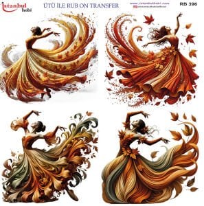 Ütü İle Rub On Transfer 30x30cm RB396