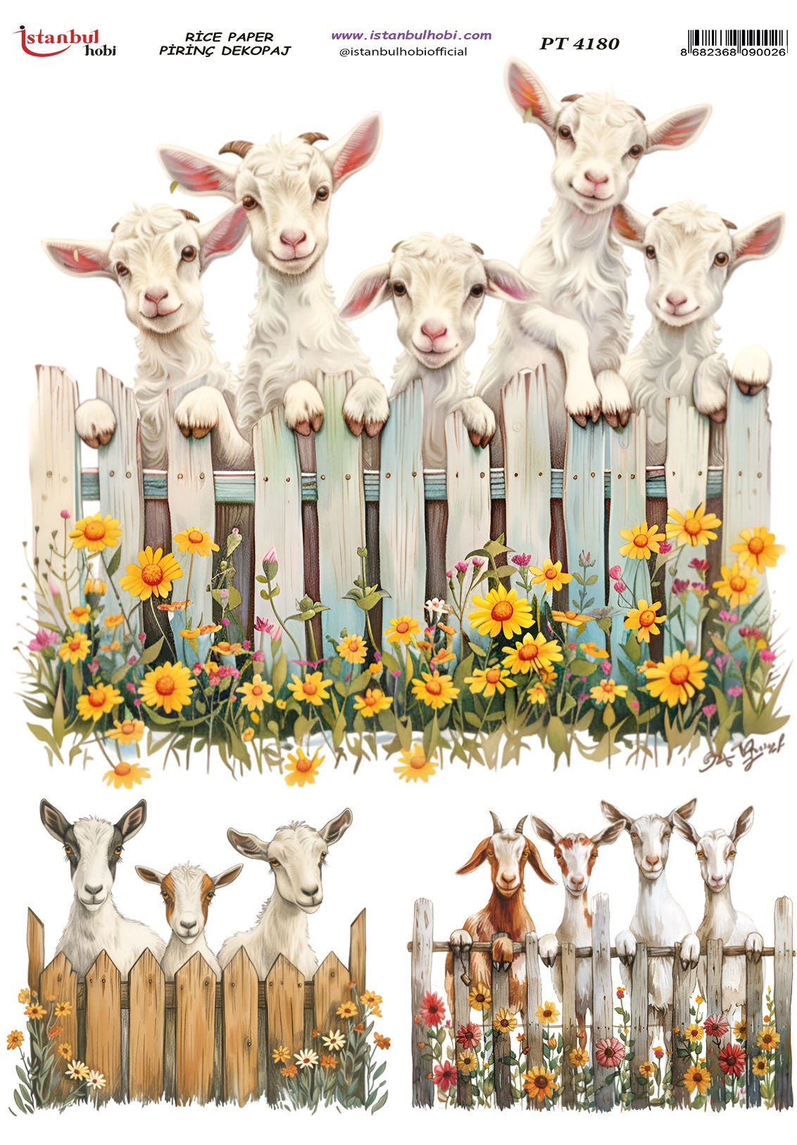 Pirinç Dekopaj Kağıdı 30x42cm PT-4180