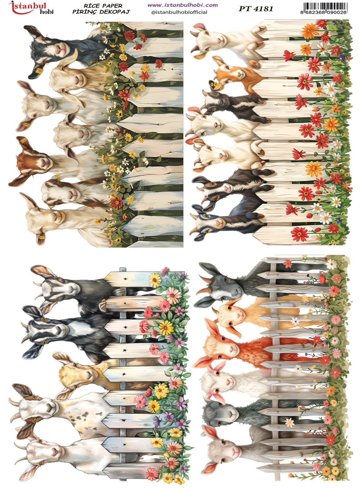 Pirinç Dekopaj Kağıdı 30x42cm PT-4181