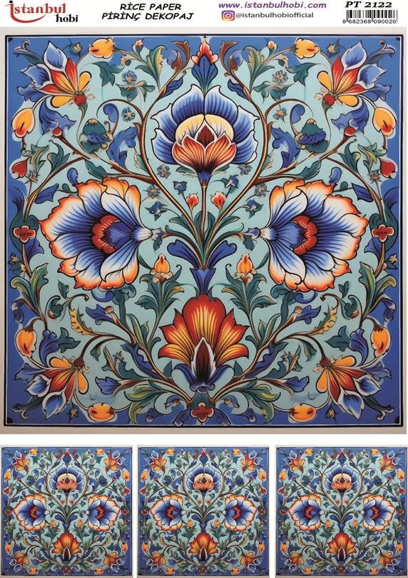 Pirinç Dekopaj Kağıdı 30x42cm PT-2122