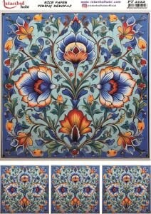 Pirinç Dekopaj Kağıdı 30x42cm PT-2122