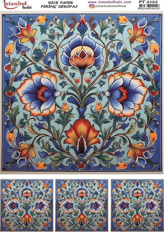 Pirinç Dekopaj Kağıdı 30x42cm PT-2122