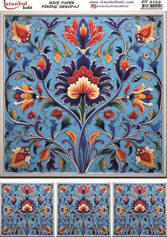 Pirinç Dekopaj Kağıdı 30x42cm PT-2123