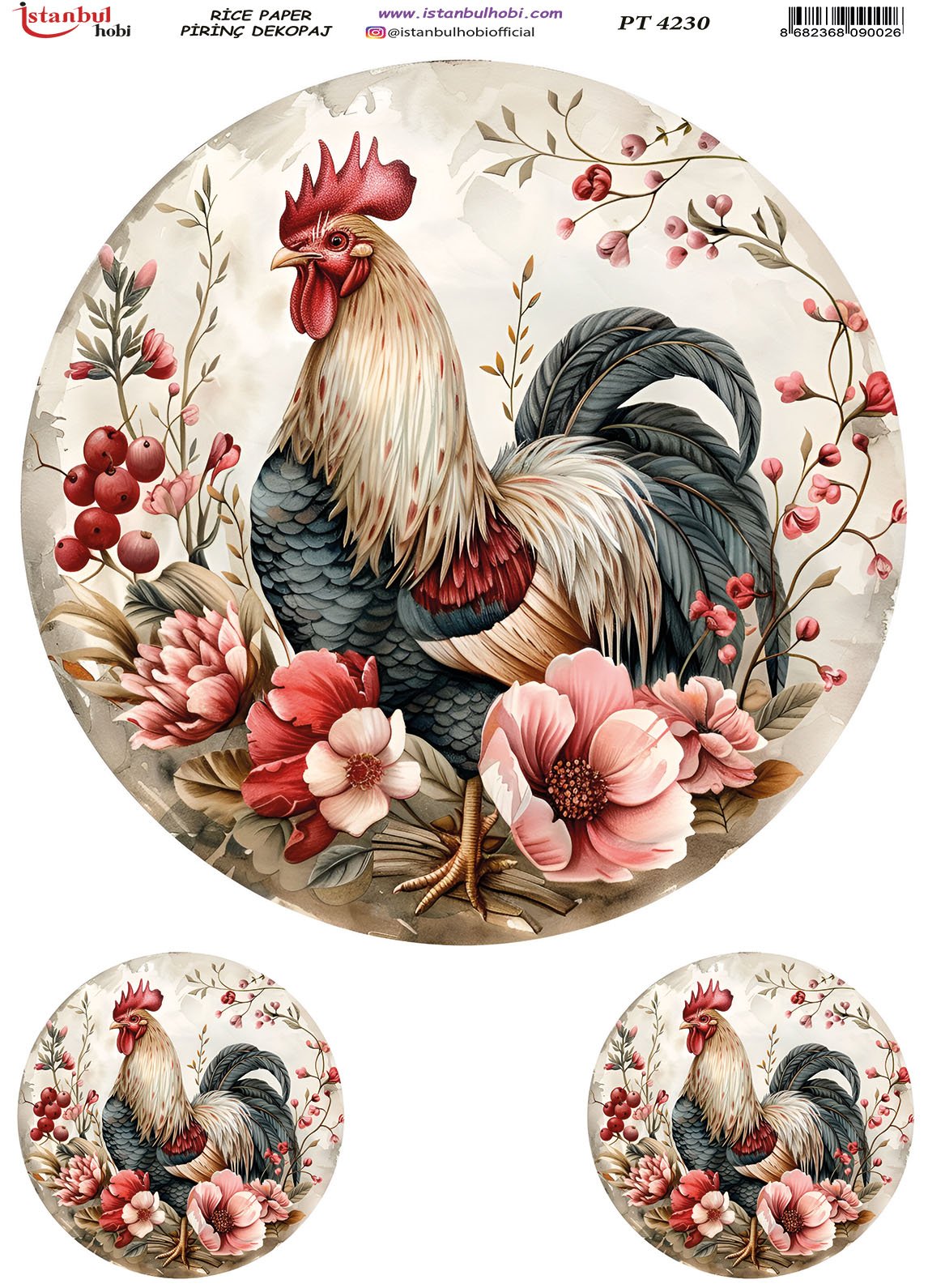 Pirinç Dekopaj Kağıdı 30x42cm PT-4230