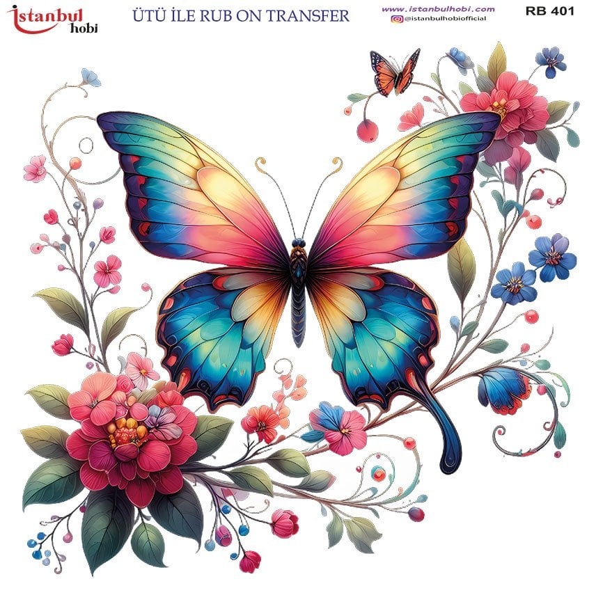 Ütü İle Rub On Transfer 30x30cm RB401