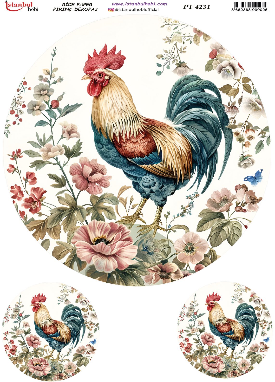 Pirinç Dekopaj Kağıdı 30x42cm PT-4231
